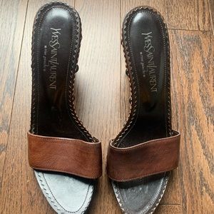 Yves Saint Laurent heels- size 8-8.5.